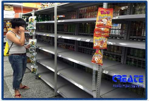 瓶装水抢购一空