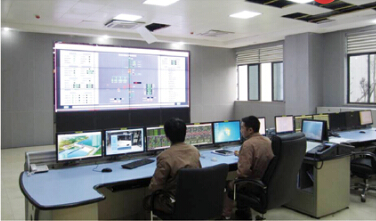 二次供水中心显示屏