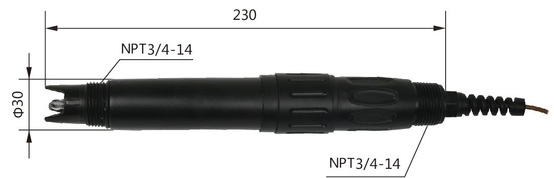 pHT/ORPT-2000尺寸 pHT/ORPT-2000尺寸