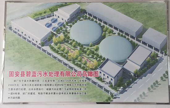 固安县碧蓝污水处理有限公司