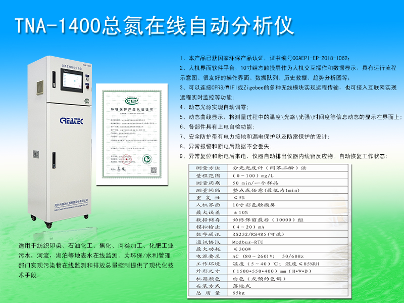 科瑞达总氮分析仪